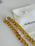 Luna Curb Chain Necklace