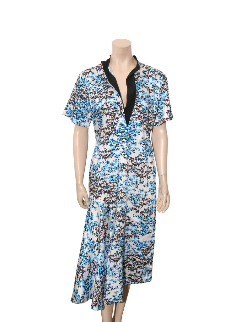 Short Sleeve Printed Dress