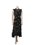 Silk Floral Dress