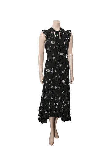 Silk Floral Dress