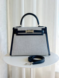Kelly II Sellier 28 Toile Quadrille
