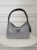 Re-edition 2000 Mini Crystal-Studded Bag