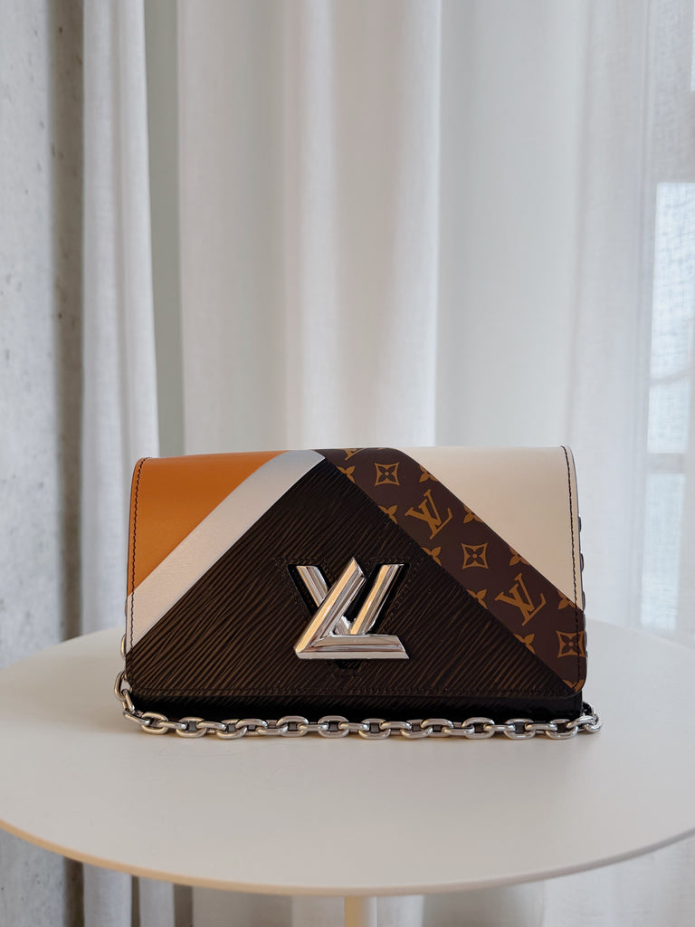 Epi and Monogram Leather Twist Lock Wallet On Chain