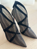 Mesh Pointed Booties