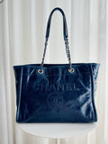 2016 Glazed Calfskin Leather Deauville Tote