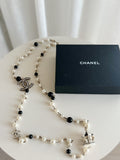 Long Faux Pearl Necklace
