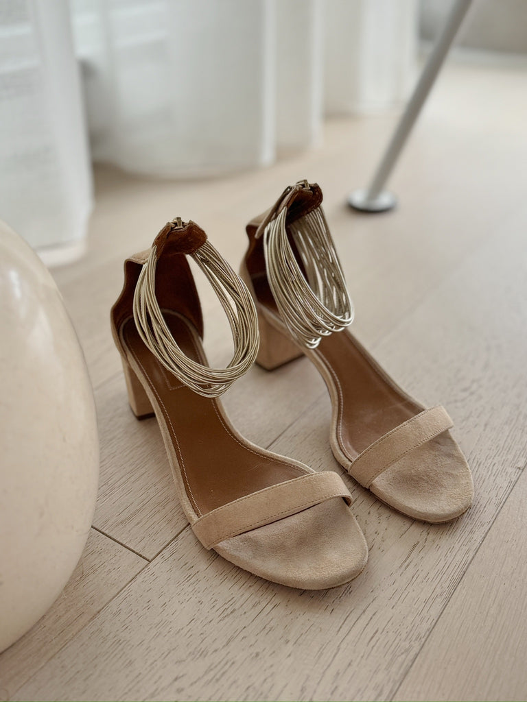 Suede Sandals