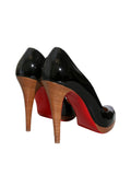 Patent Leather Round Toe Pumps
