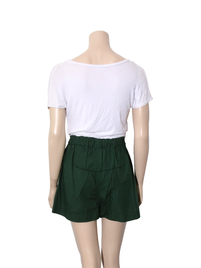 Drawstring Cotton Shorts