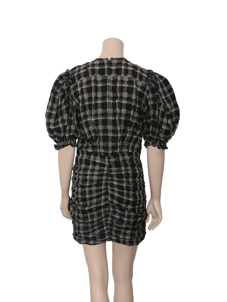 Plaid Print Dress