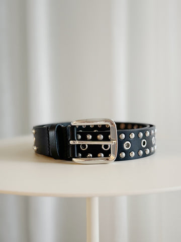 Studded Leather Belt