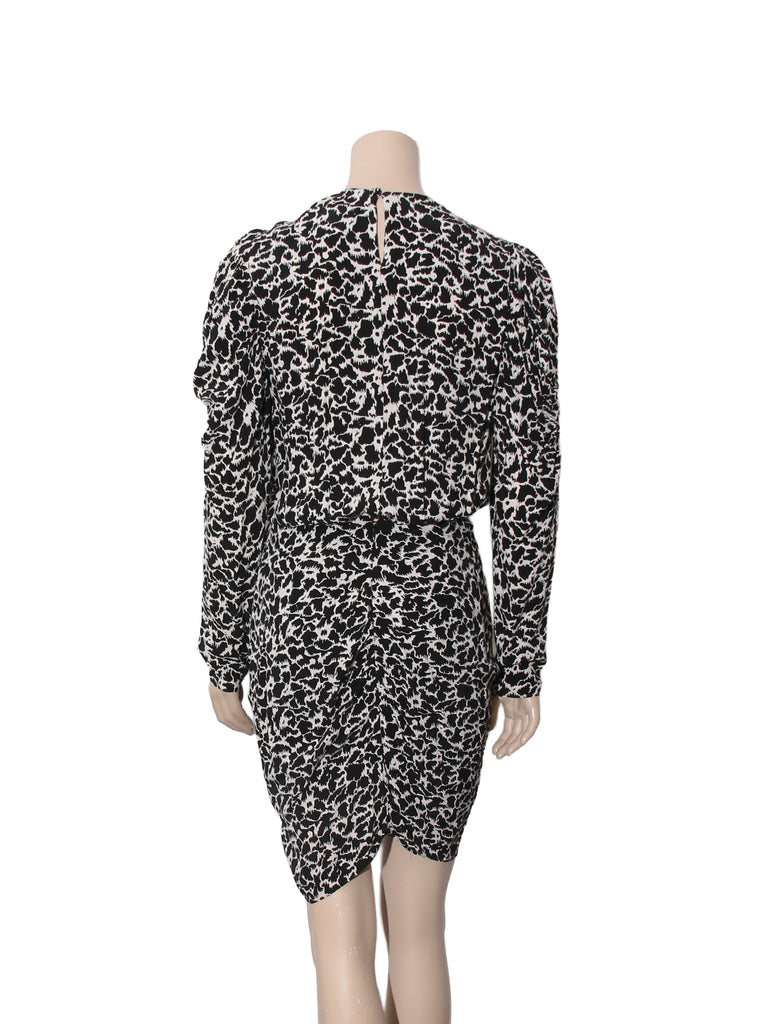 Printed Long Sleeve Dress