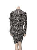 Printed Long Sleeve Dress
