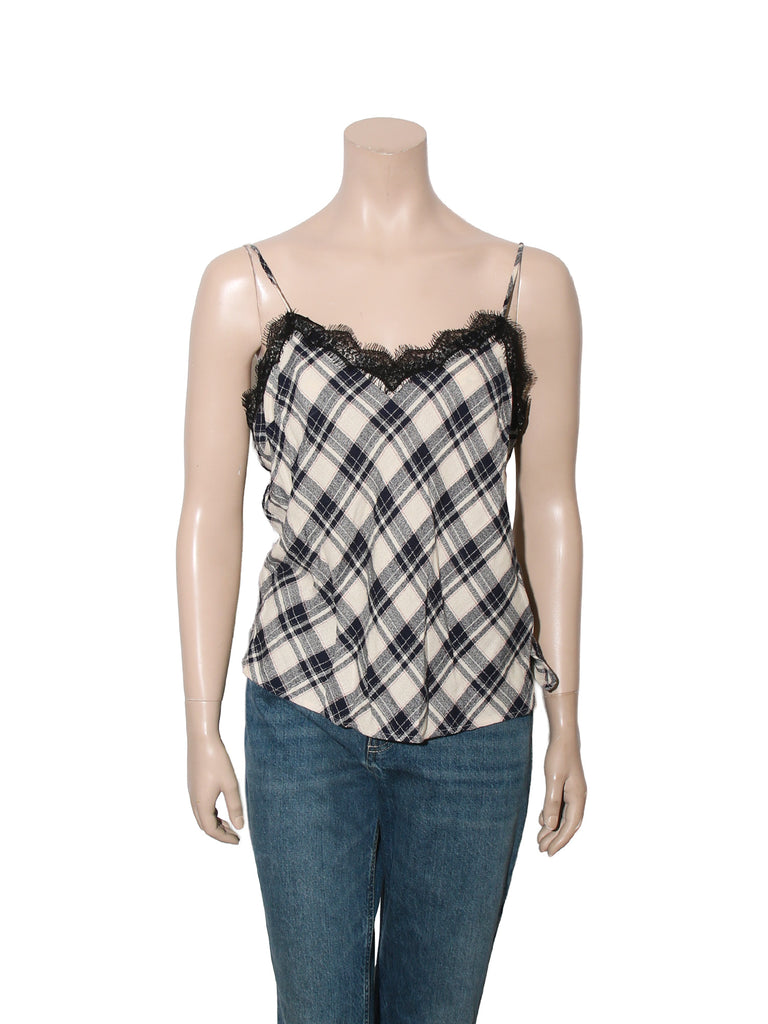 Plaid Print Tank Top