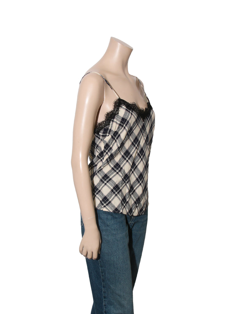 Plaid Print Tank Top