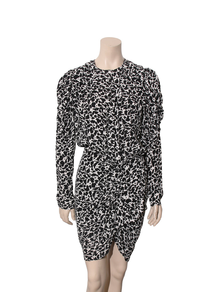 Printed Long Sleeve Dress