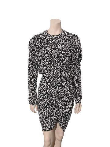 Printed Long Sleeve Dress