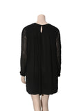 Long Sleeve Silk Dress