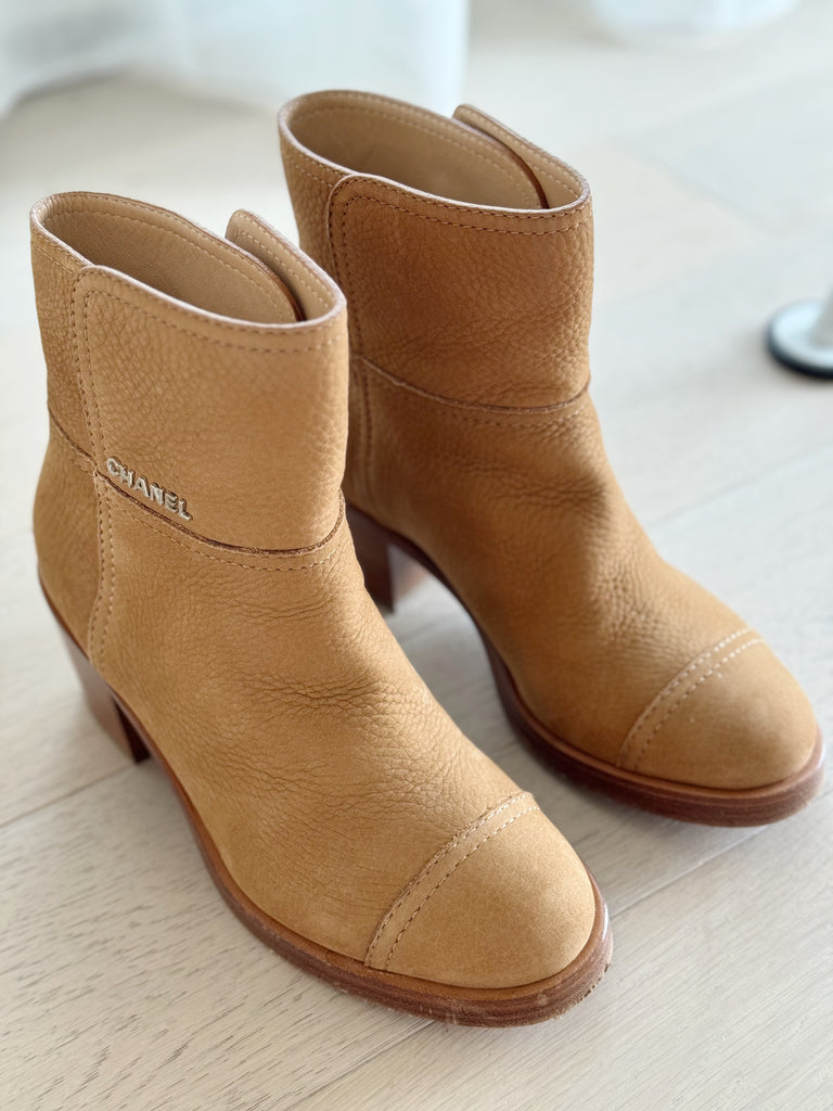 Suede Booties