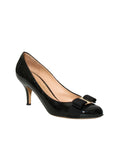 Patent Leather Round Toe Pumps