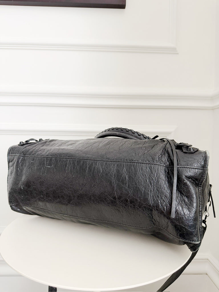 Large Le City Bag Leather Satchel Bag