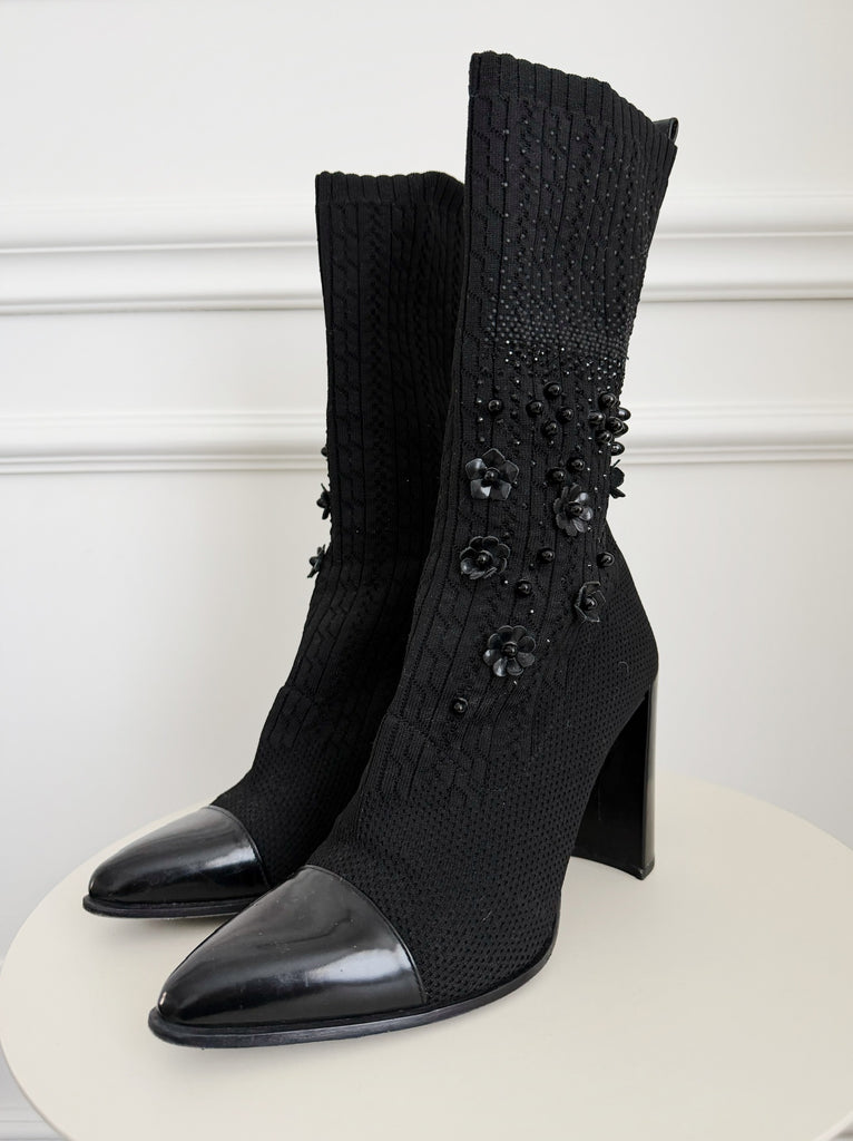 Beaded Sock Boots