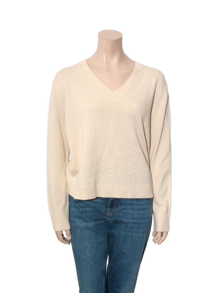 V-Neck Knit Sweater