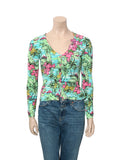 Vintage Printed Cardigan