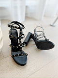 Rockstud Leather Sandals