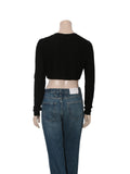 Cropped Wool Cardigan