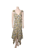Silk Floral Maxi Dress