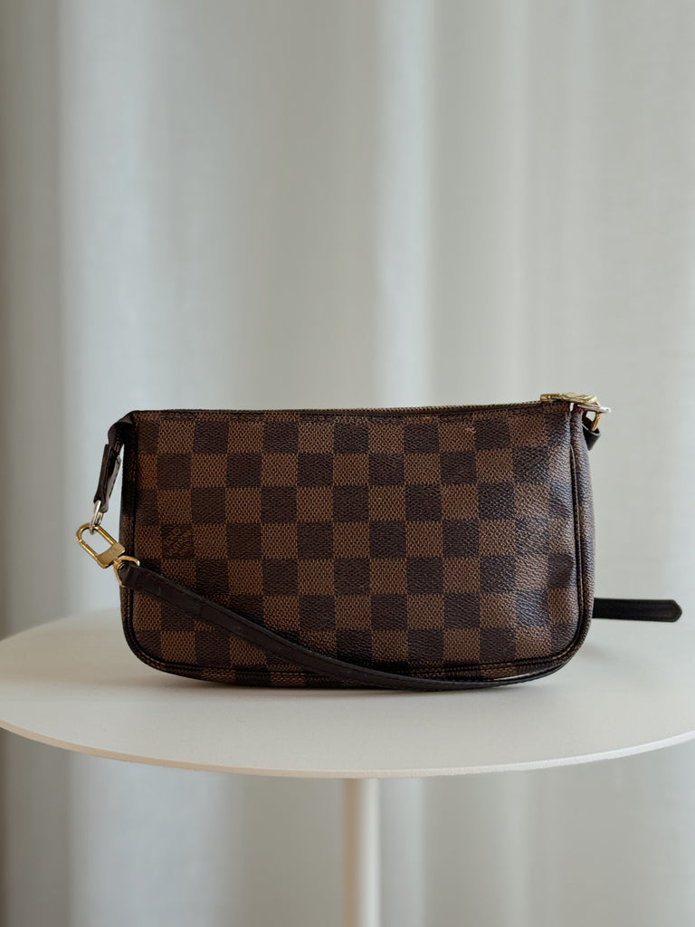 Vintage Damier Ebene Pochette Accessoires