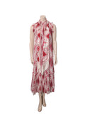 Silk Printed Maxi Dress