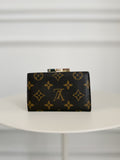Monogram Kiss Lock Coin Pouch