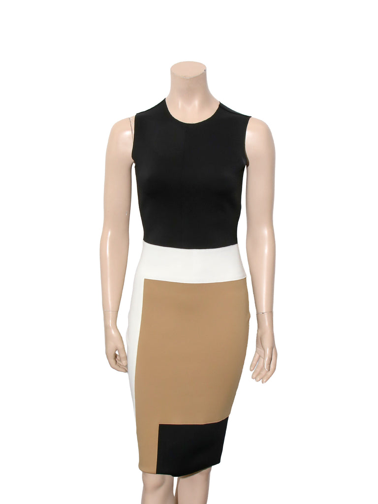 Sleeveless Colorblock Dress