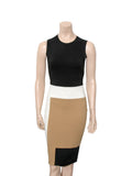 Sleeveless Colorblock Dress