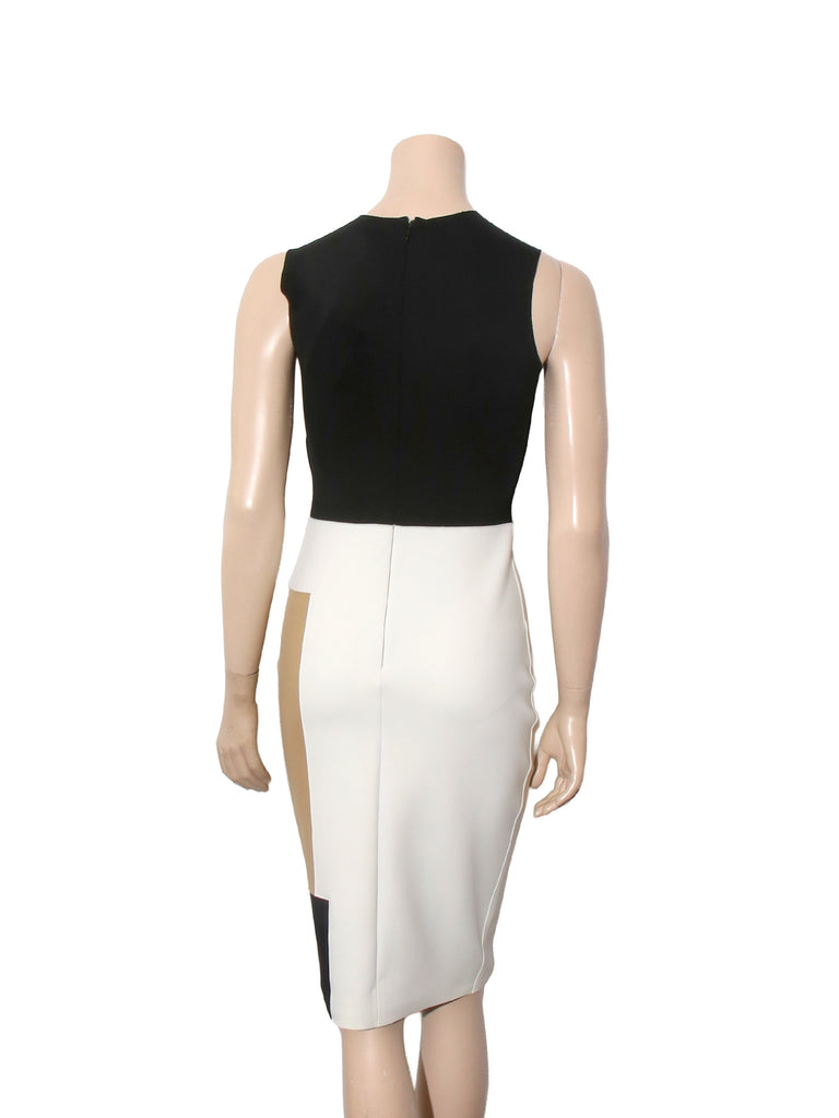 Sleeveless Colorblock Dress