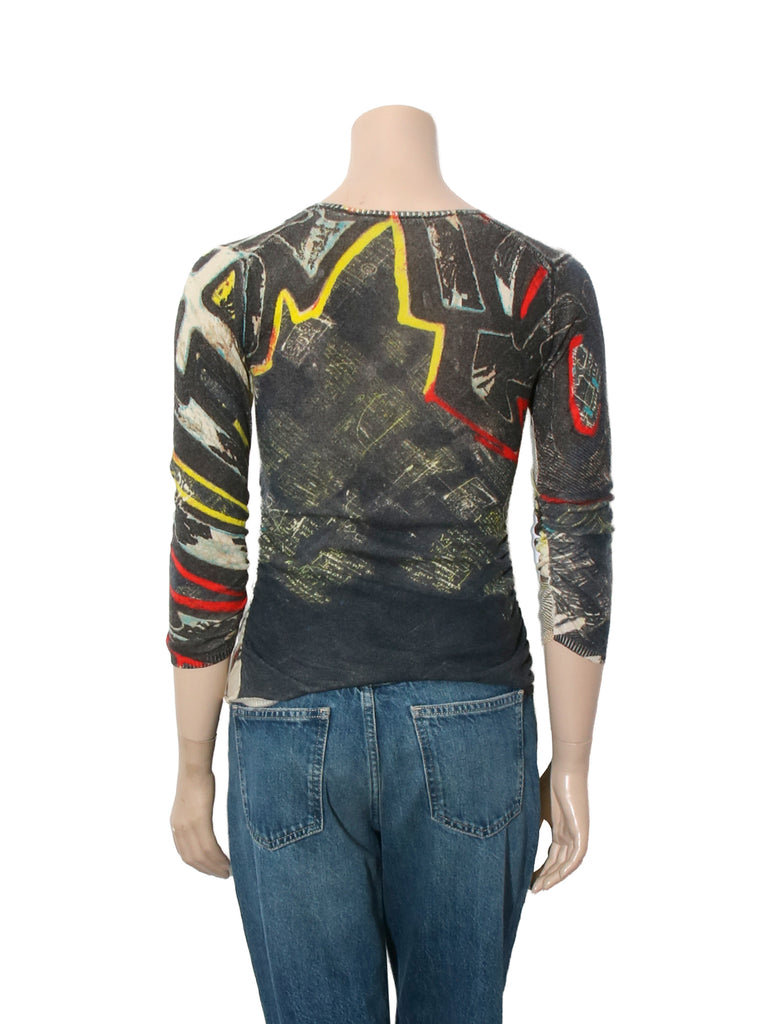 Vintage Printed Sweater