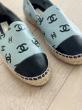 Logo Leather Espadrilles