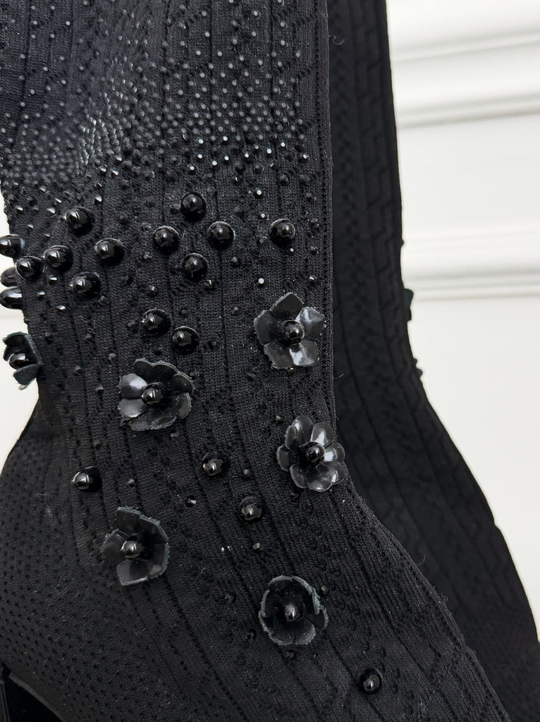 Beaded Sock Boots