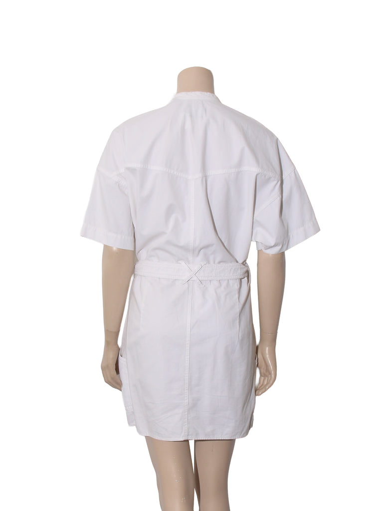Belted Button Down Dress