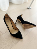 Suede Pointed Pumps