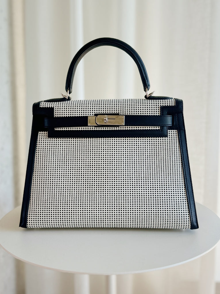Kelly II Sellier 28 Toile Quadrille