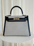 Kelly II Sellier 28 Toile Quadrille