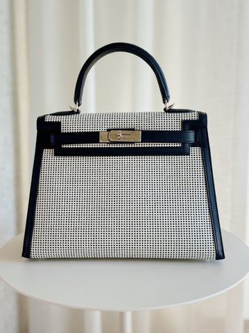 Kelly II Sellier 28 Toile Quadrille