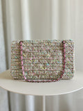 Tweed Classic Double Flap Bag