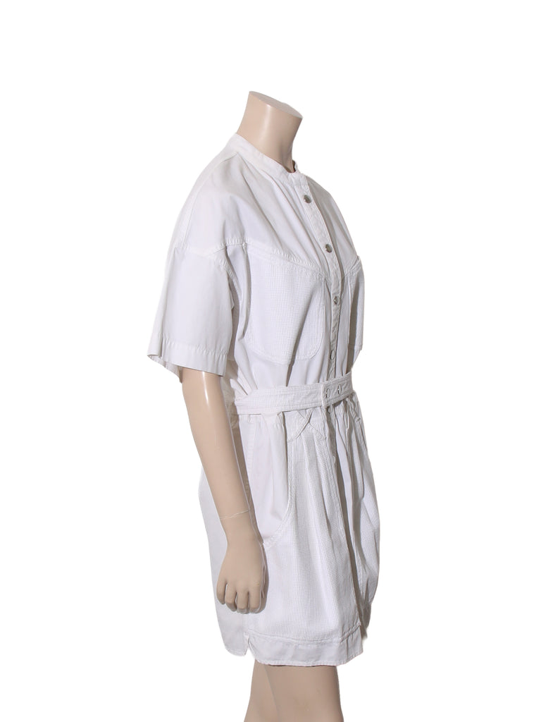 Belted Button Down Dress