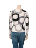 Vintage Silk Printed Sweater Set