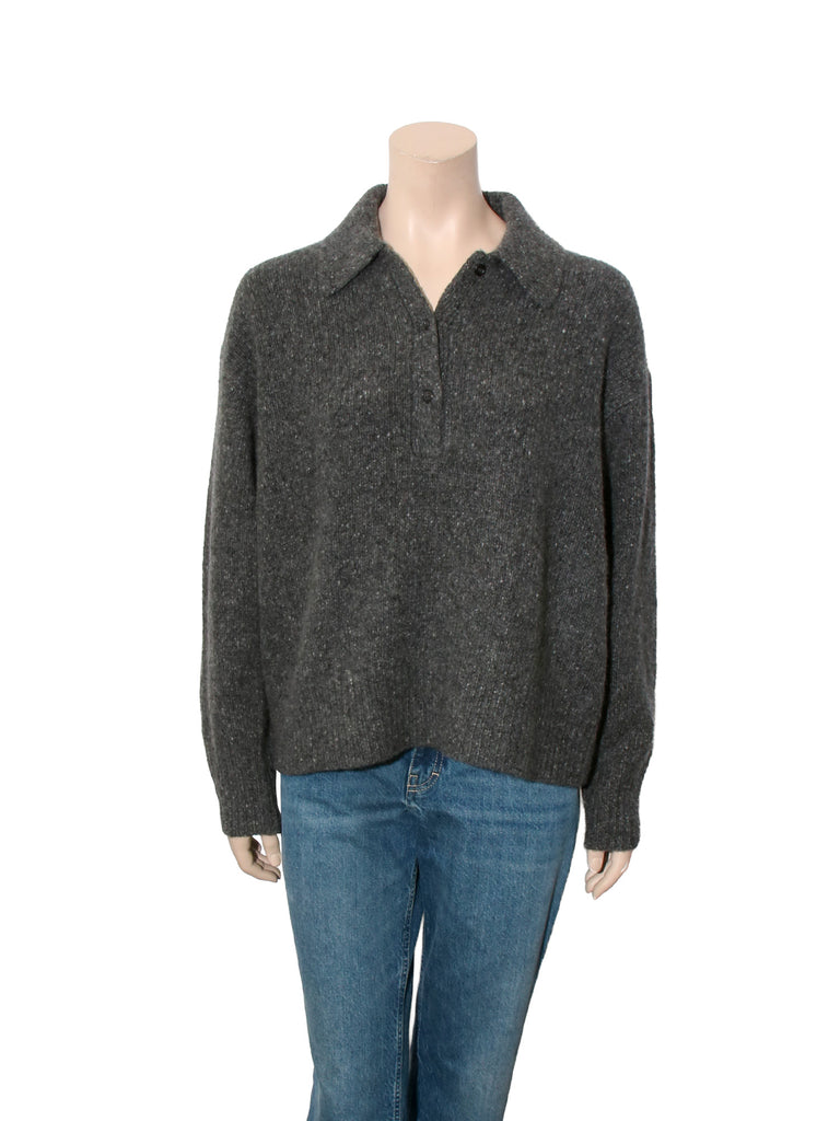 Cashmere Polo Sweater