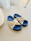 Holden Crisscross Slide Flat Sandals